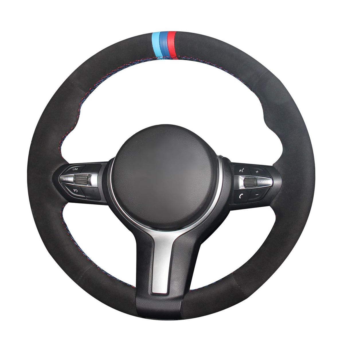 Hand-Stitched Steering Wheel Cover for BMW M Sport Models