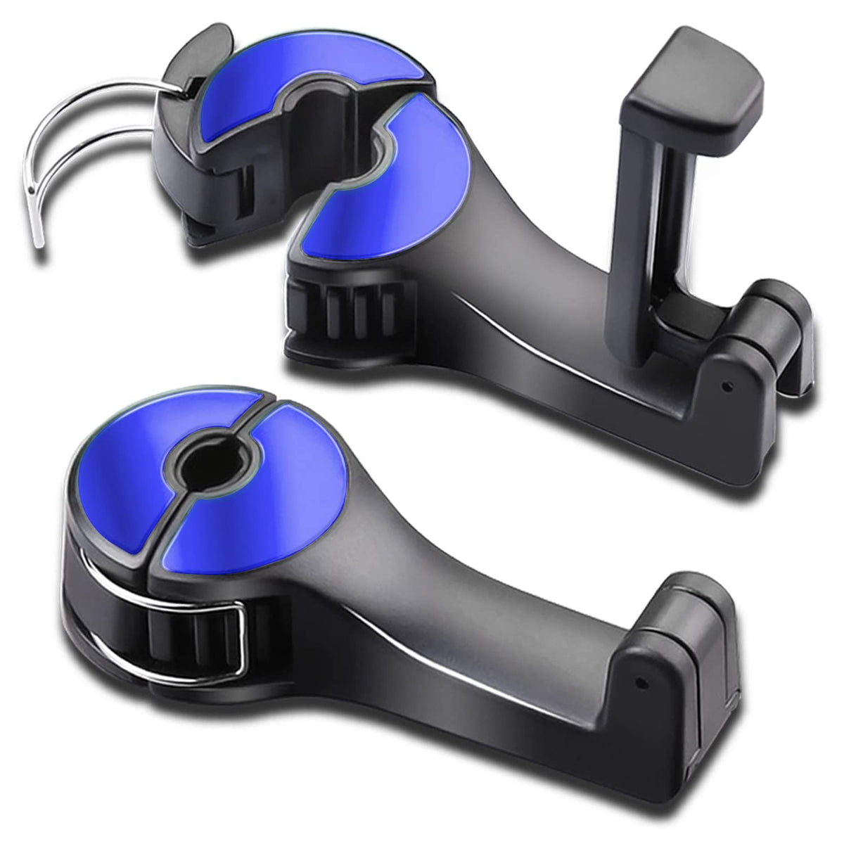 Universal 360° Car Headrest Hook with Phone Holder