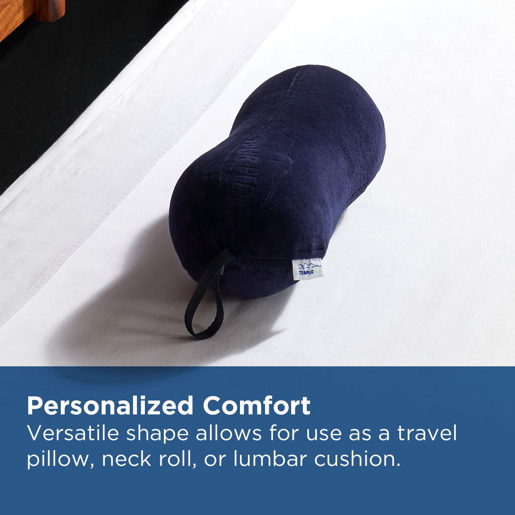 Memory Foam Travel Pillow for Neck & Lumbar Support