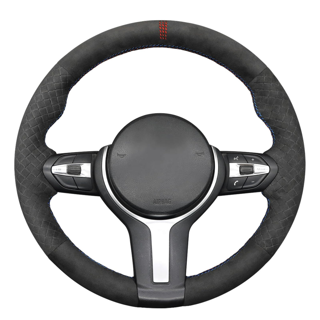 Hand-Stitched Steering Wheel Cover for BMW M Sport Models