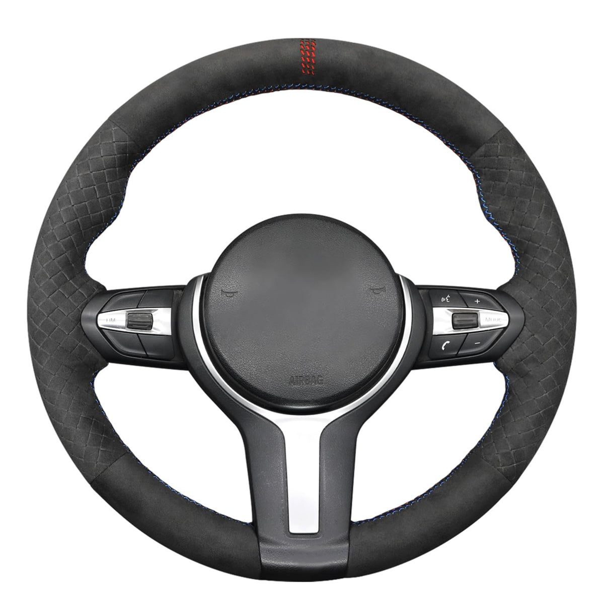 Hand-Stitched Steering Wheel Cover for BMW M Sport Models