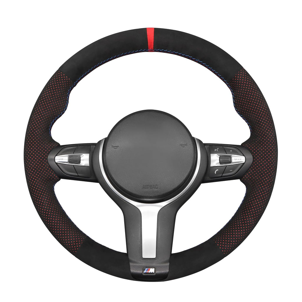 Hand-Stitched Steering Wheel Cover for BMW M Sport Models