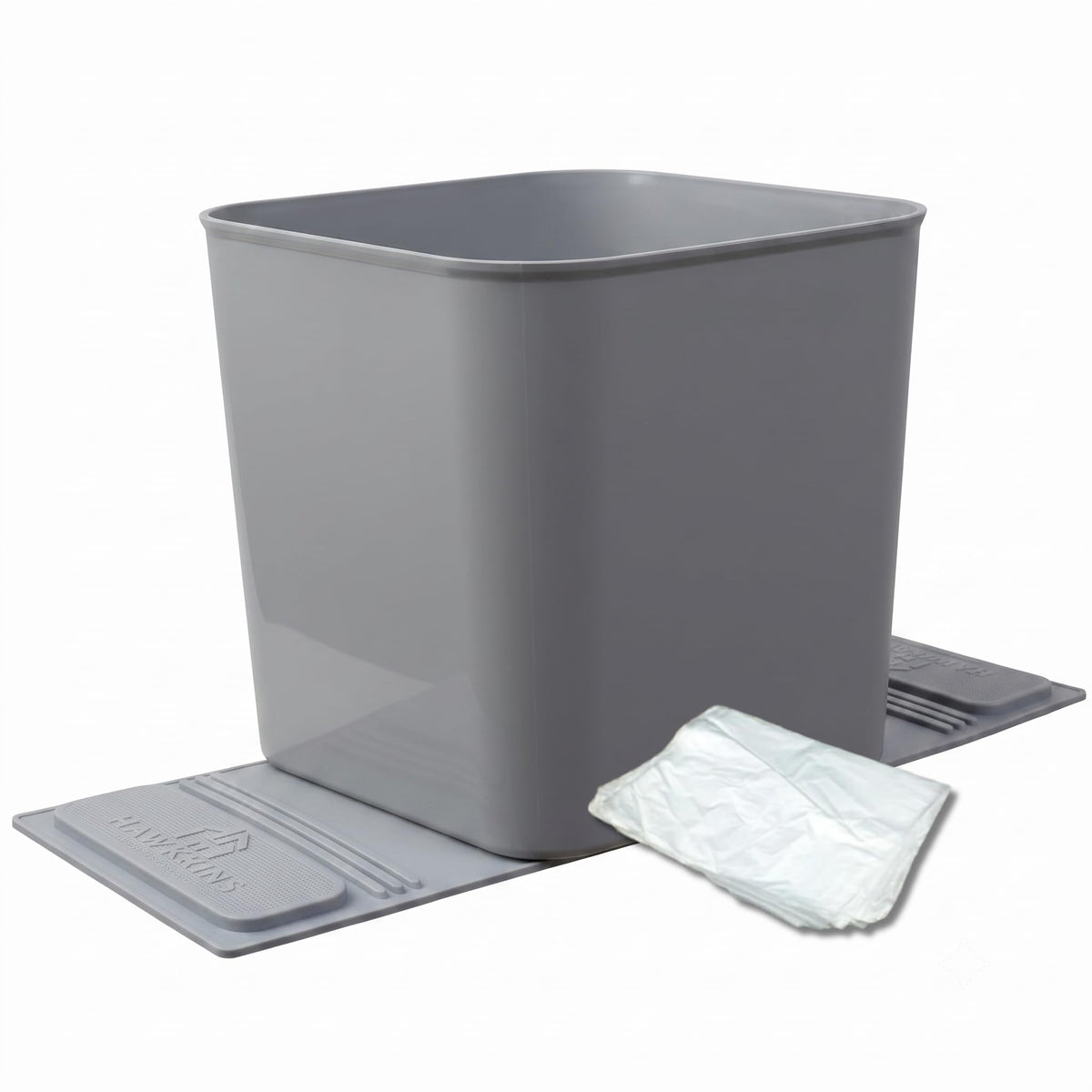Leakproof Portable Car Trash Can with Stability Wings