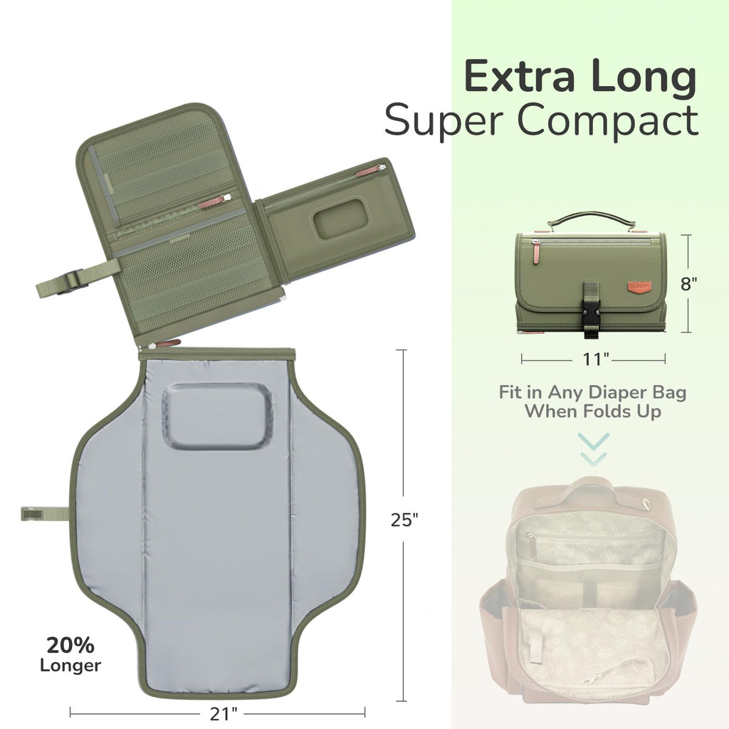 Alatino Portable Diaper Changing Pad for Baby