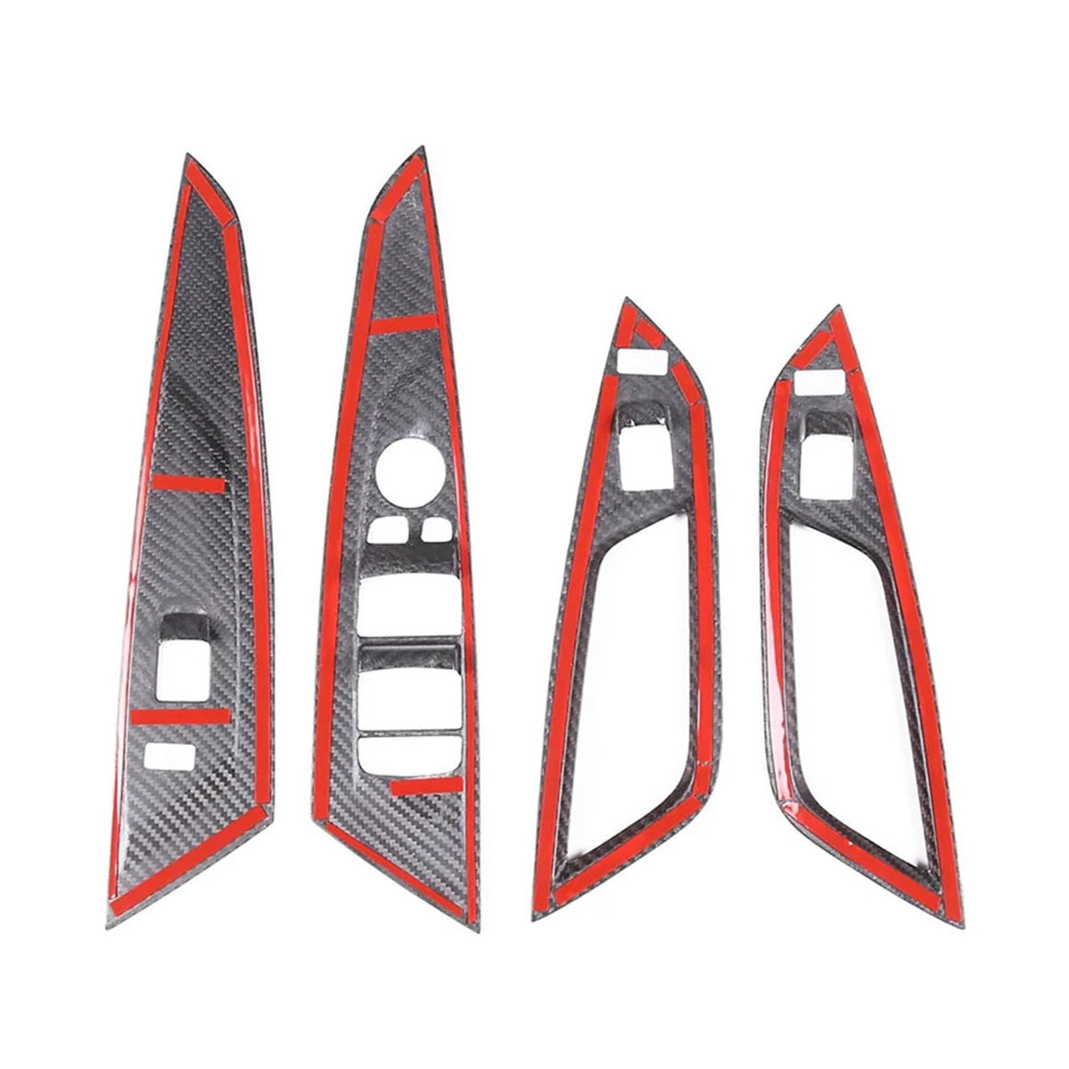 Carbon Fiber Window Switch Trim for BMW 4 Series G22 G23 G26 2020–2024