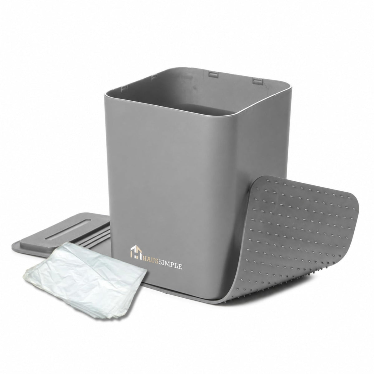 Leakproof Portable Car Trash Can with Stability Wings