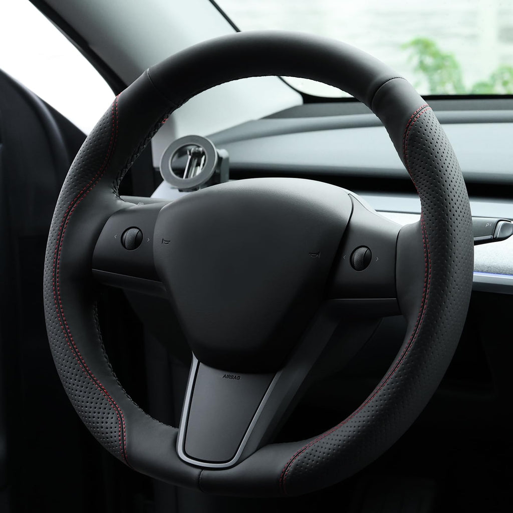 MEWANT Steering Wheel Cover for Tesla Model 3 Model Y 2020 30 Min Install