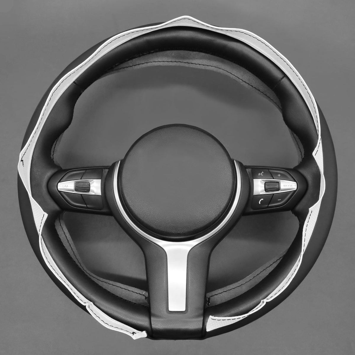 Hand-Stitched Steering Wheel Cover for BMW M Sport Models