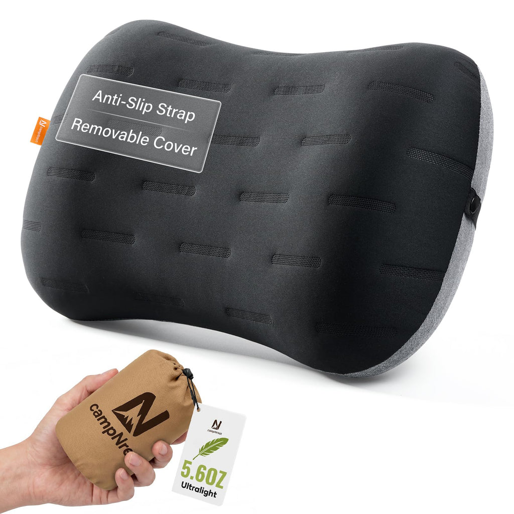 Ultralight Inflatable Travel Pillow for Neck & Lumbar Support