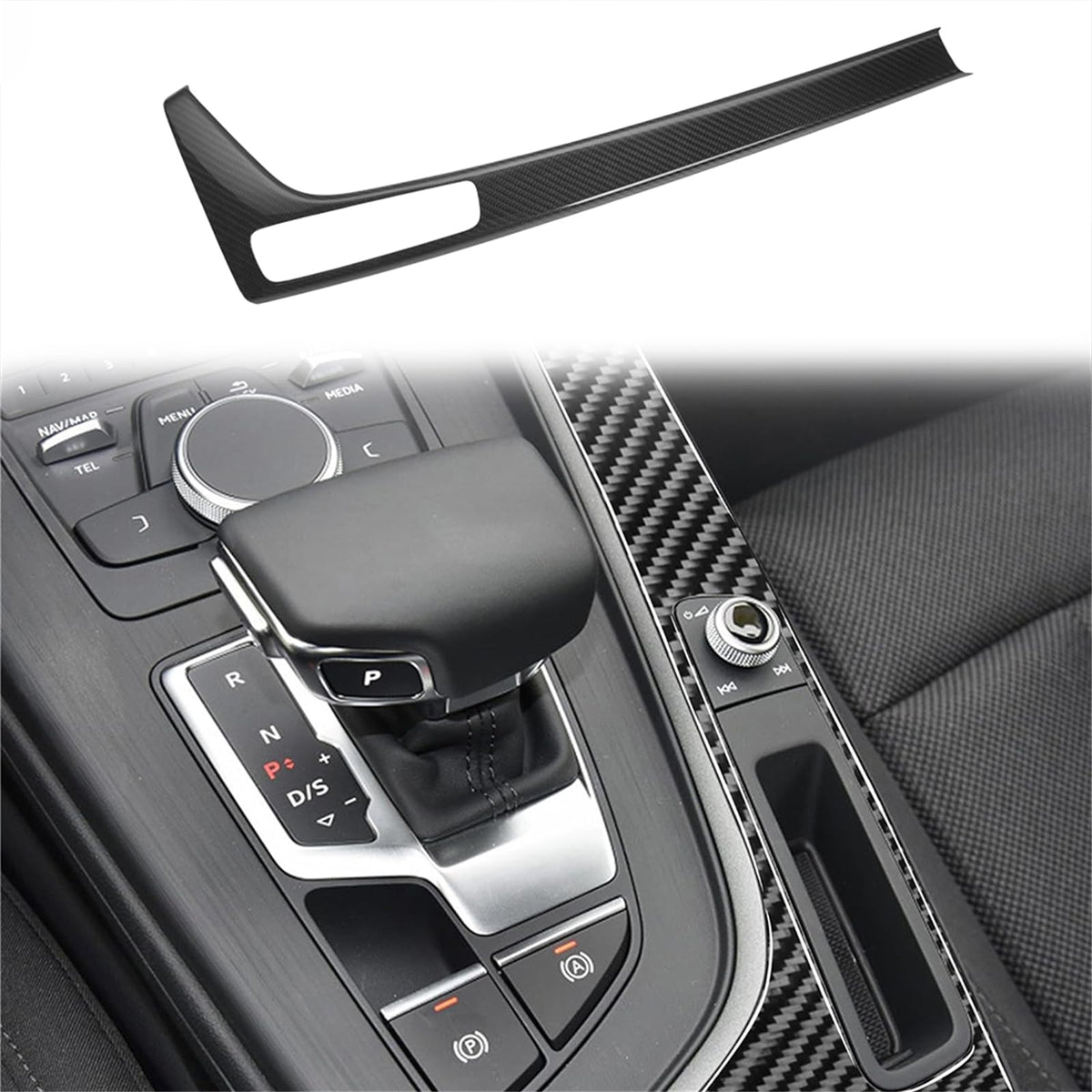 Interior Dashboard Decorative Trim For Audi A4 B9 S4 2017-2024