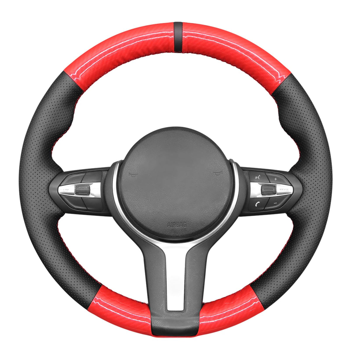 Hand-Stitched Steering Wheel Cover for BMW M Sport Models