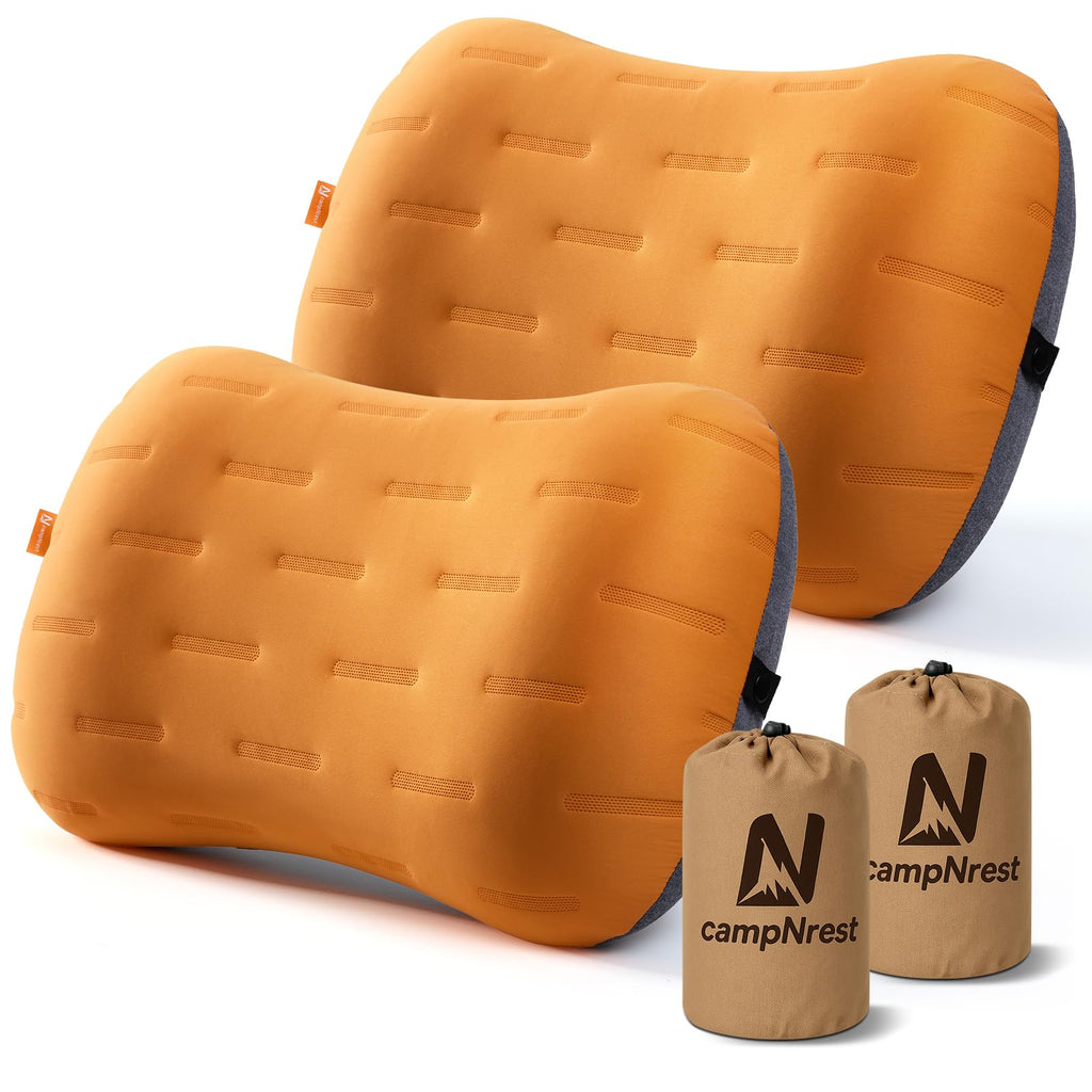 Ultralight Inflatable Travel Pillow for Neck & Lumbar Support