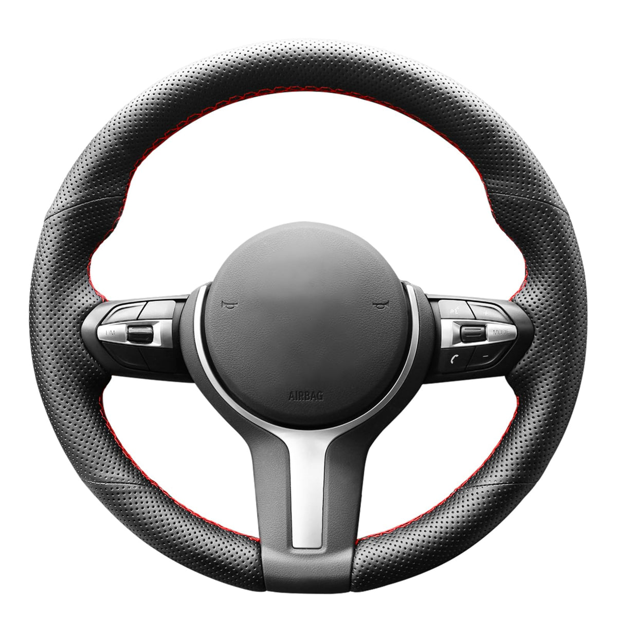 Hand-Stitched Steering Wheel Cover for BMW M Sport Models