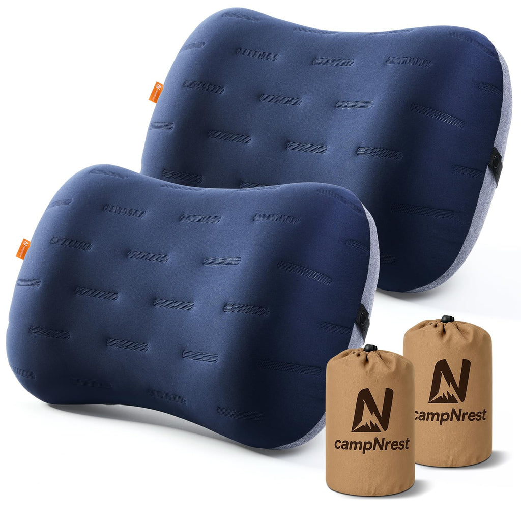 Ultralight Inflatable Travel Pillow for Neck & Lumbar Support