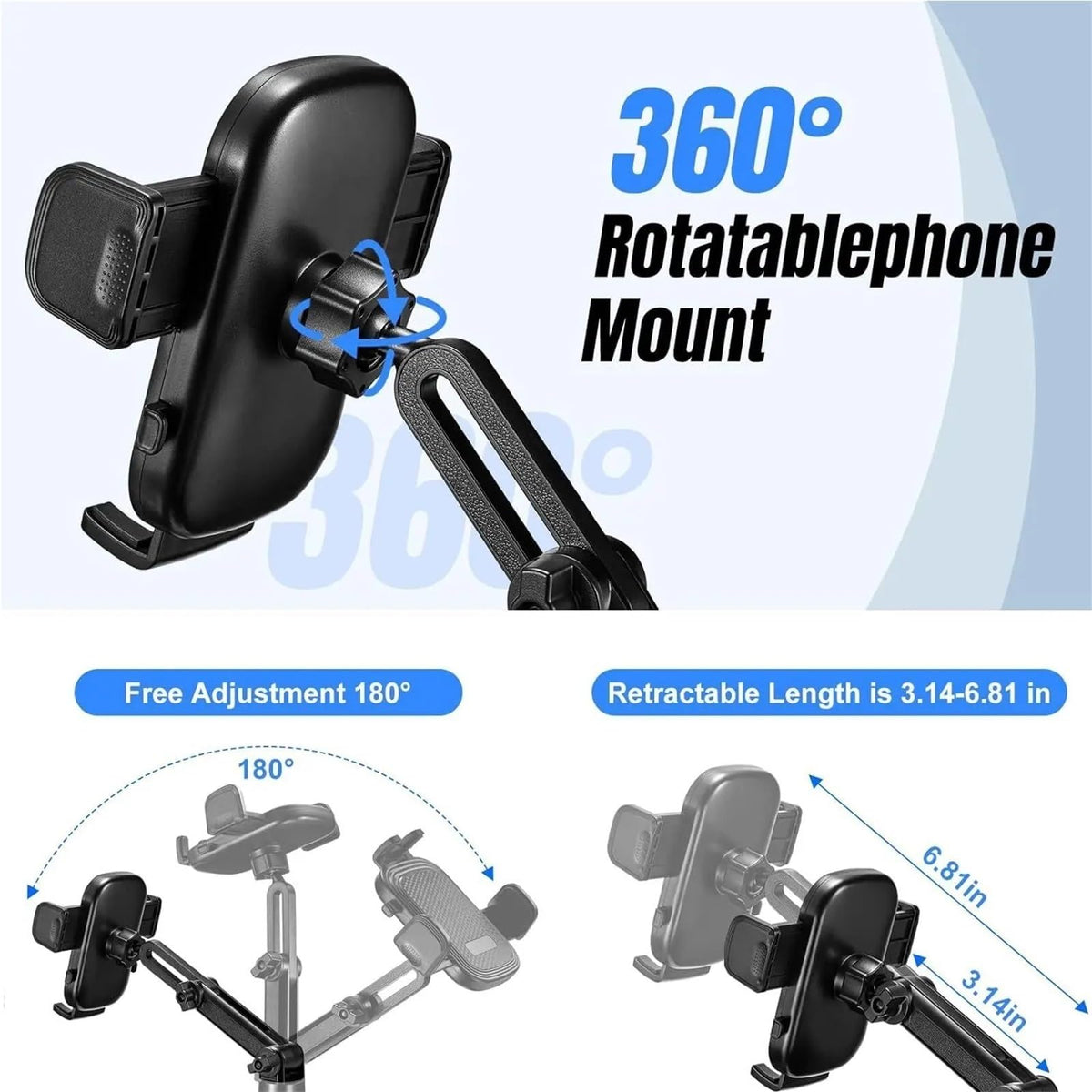 2-in-1 Car Cup & Phone Holder