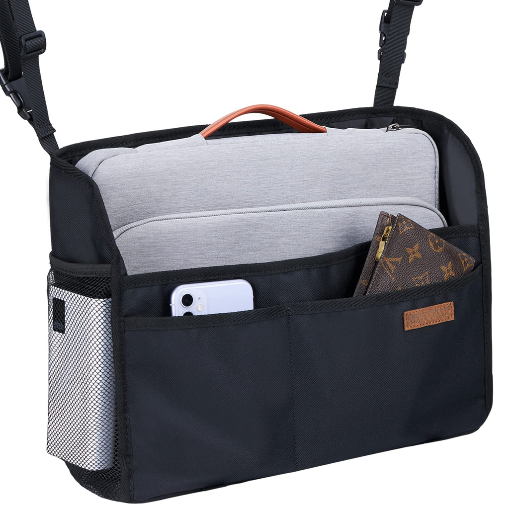 Car Net Pocket Handbag Holder & Between-Seat Storage Organizer
