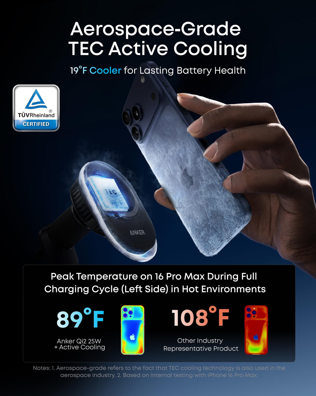 25W Magnetic Wireless Car Charger & 10,000mAh Power Bank