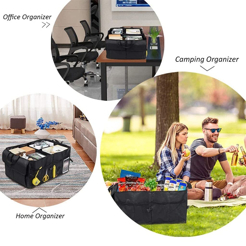 Foldable Nylon Car Trunk Organizer & Cargo Storage Box