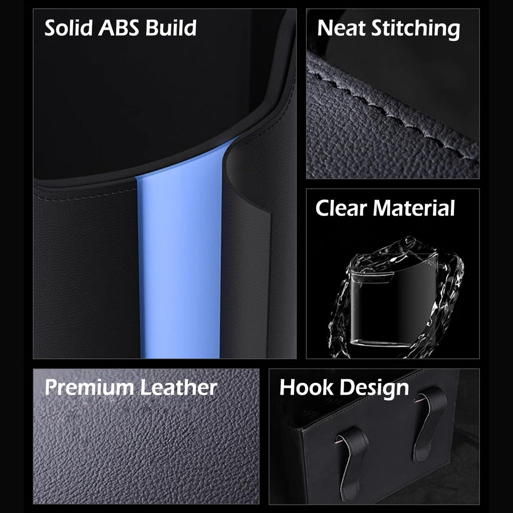 Mini Leakproof Car Trash Can for Cars, SUVs & Trucks