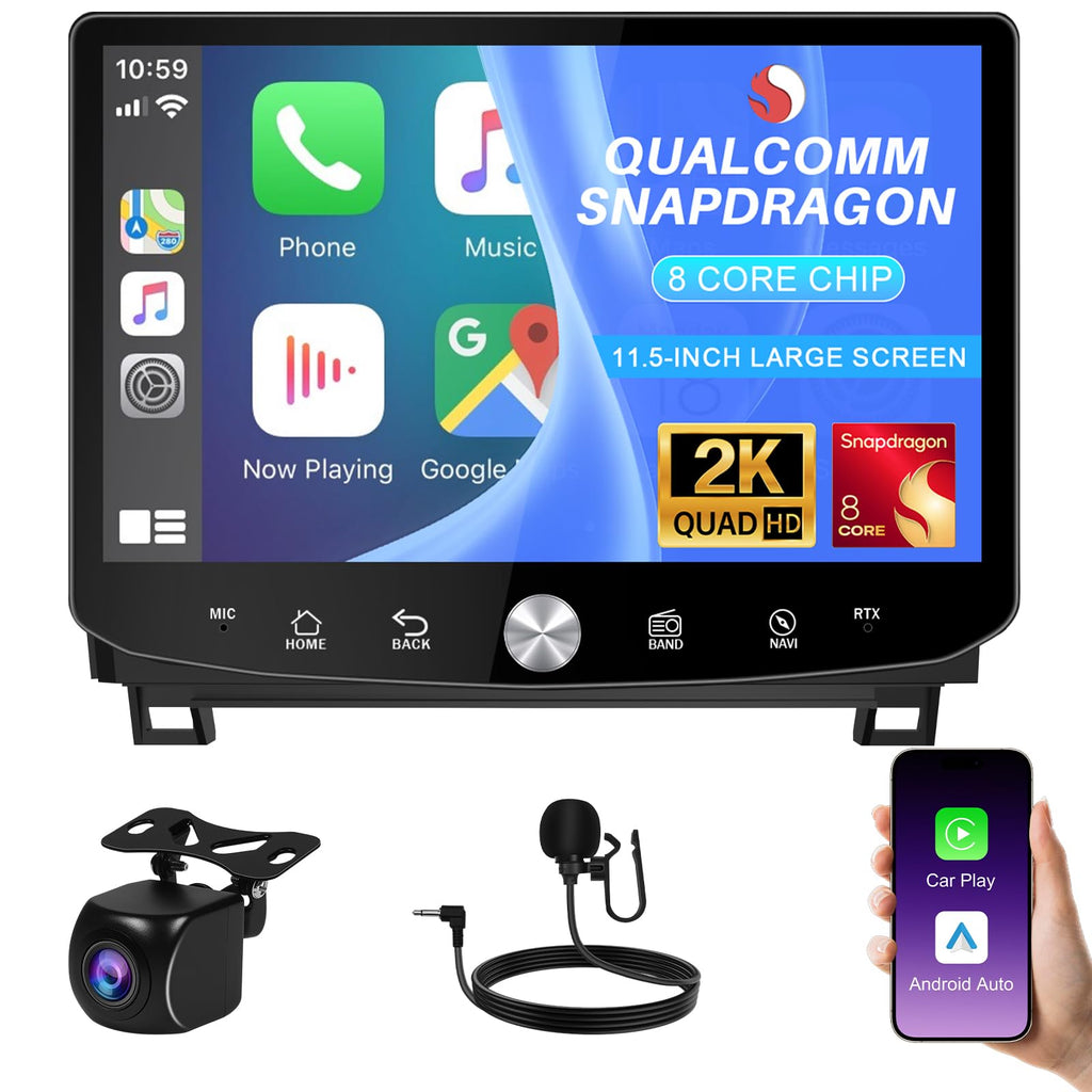 Qualcomm Car Radio Stereo for Toyota Tundra 2007-2013 Sequoia 2007-2022