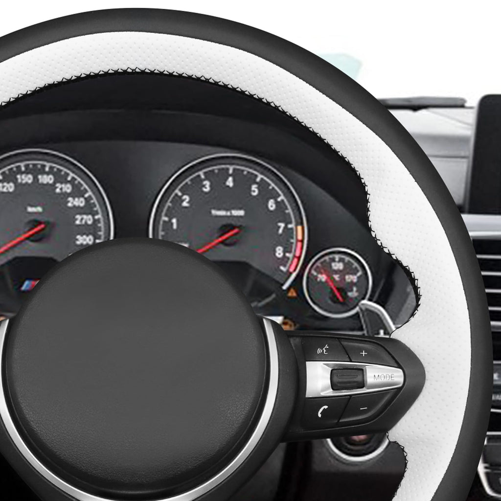 Hand-Stitched Steering Wheel Cover for BMW M Sport Models