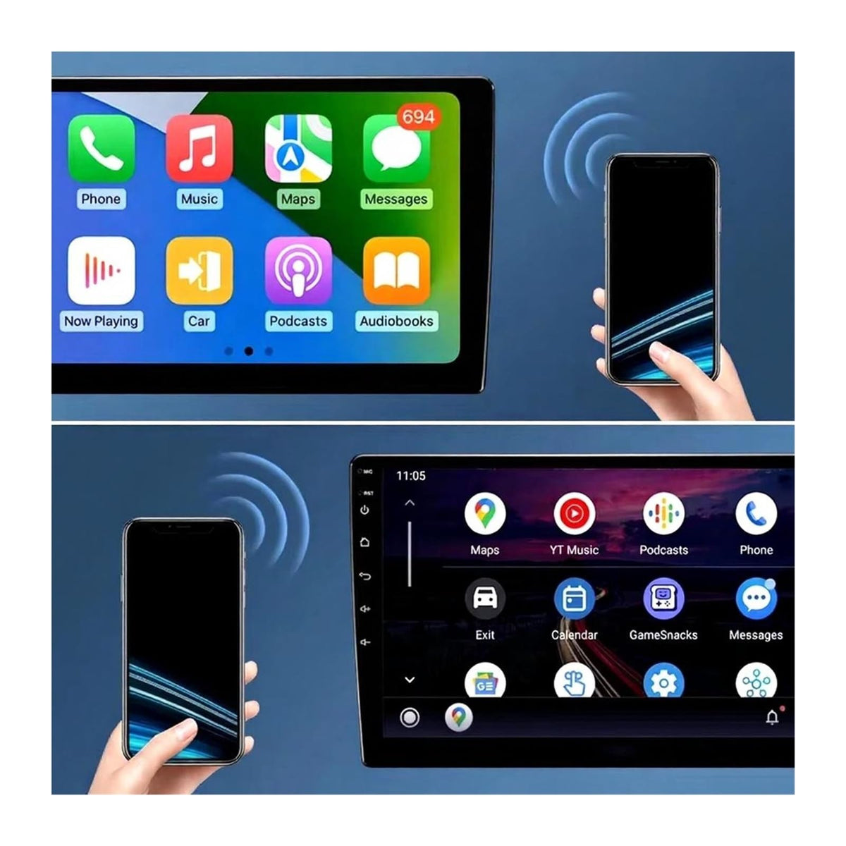 2 DIN Android Car Stereo with Navigation & 4G for Haval H2 2014–2018