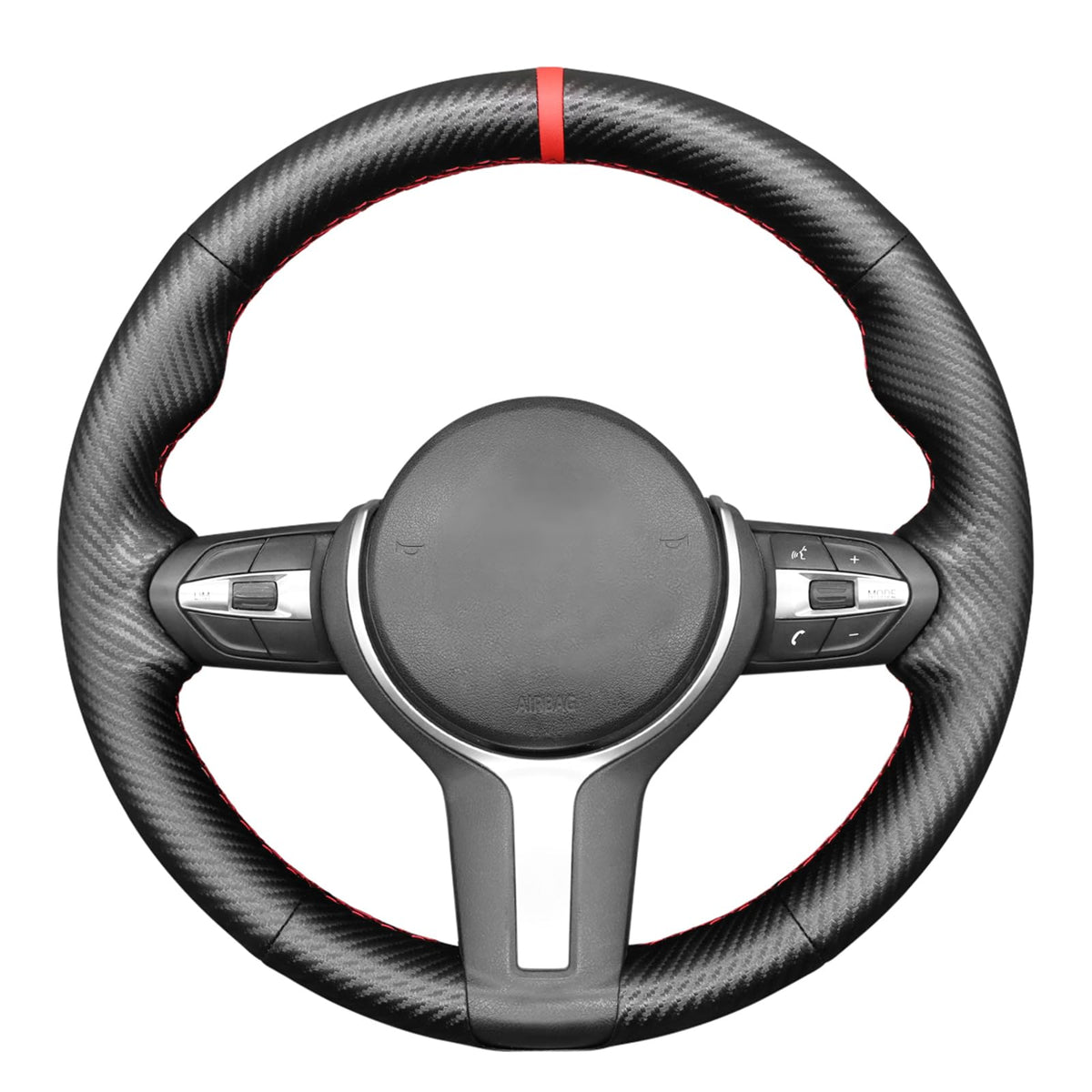 Hand-Stitched Steering Wheel Cover for BMW M Sport Models