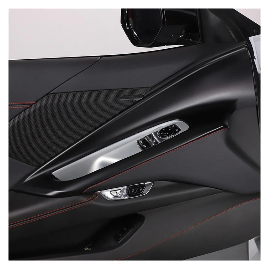 Carbon Fiber Window Switch Trim for Corvette C8 2020–2023