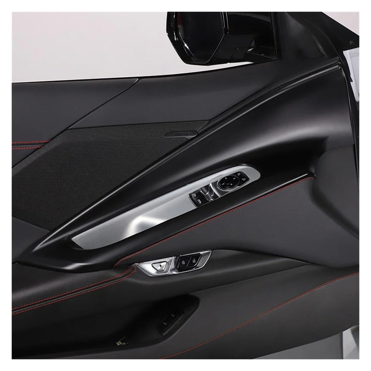 Carbon Fiber Window Switch Trim for Corvette C8 2020–2023