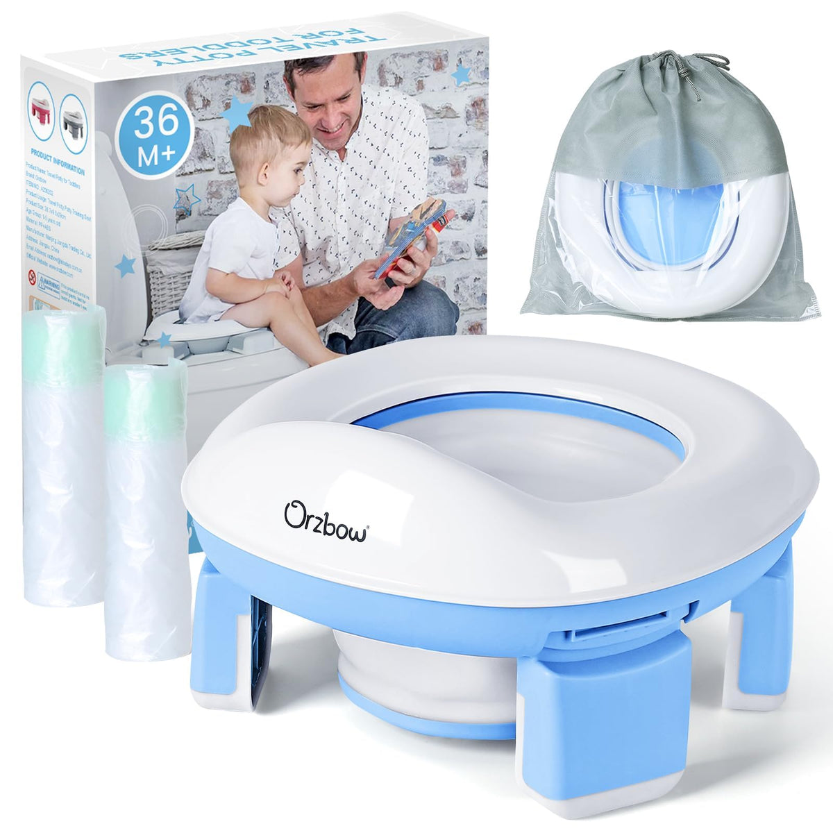Orzbow Portable Potty Training Toilet
