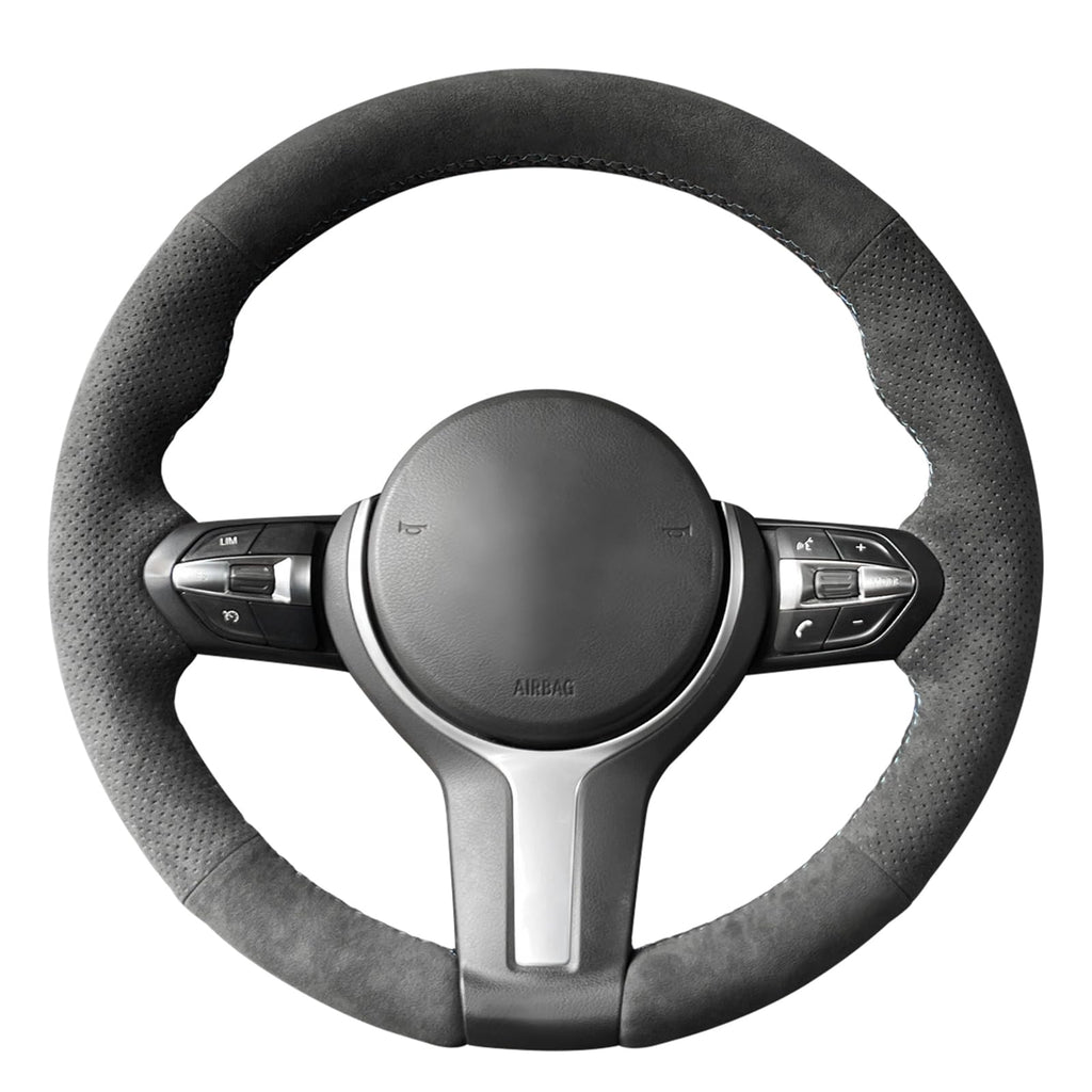 Hand-Stitched Steering Wheel Cover for BMW M Sport Models