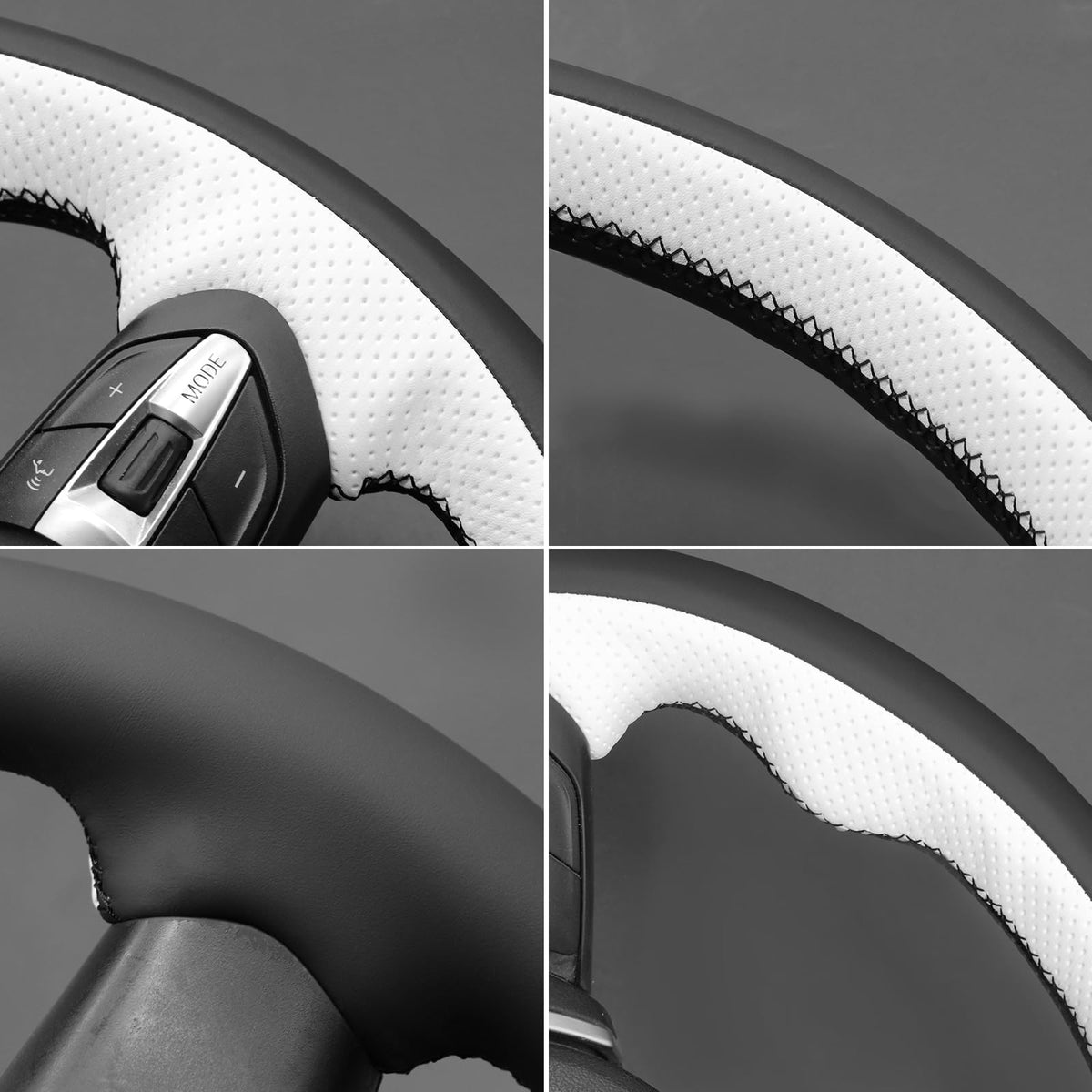 Hand-Stitched Steering Wheel Cover for BMW M Sport Models