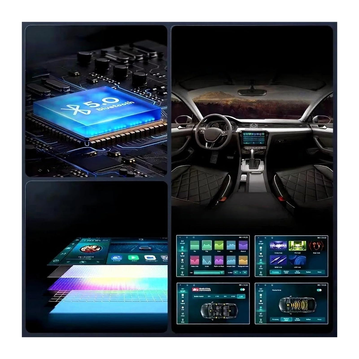 2 DIN Android Car Stereo with Navigation & 4G for Haval H2 2014–2018