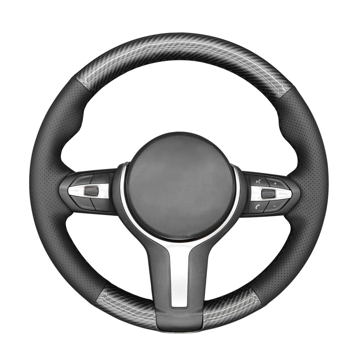 Hand-Stitched Steering Wheel Cover for BMW M Sport Models