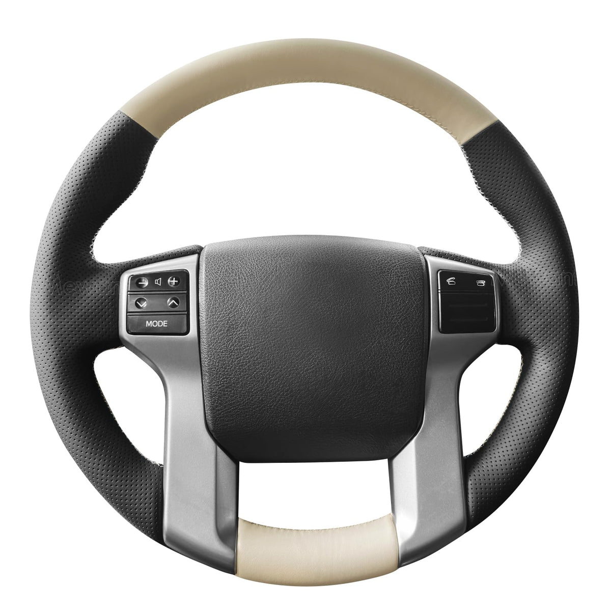 MEWANT Stitch On Custom Fit Steering Wheel Cover for Toyota 4Runner