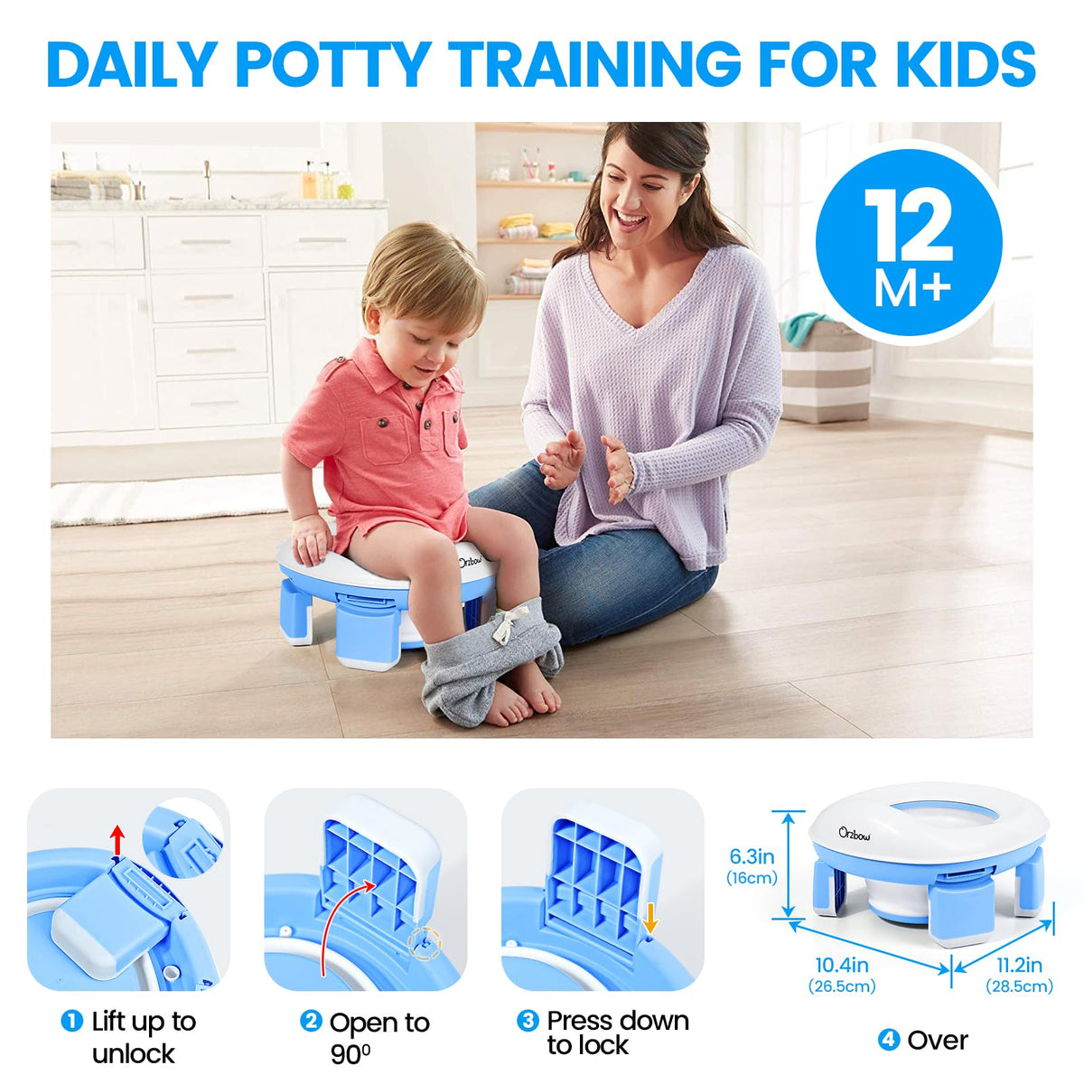 Orzbow Portable Potty Training Toilet