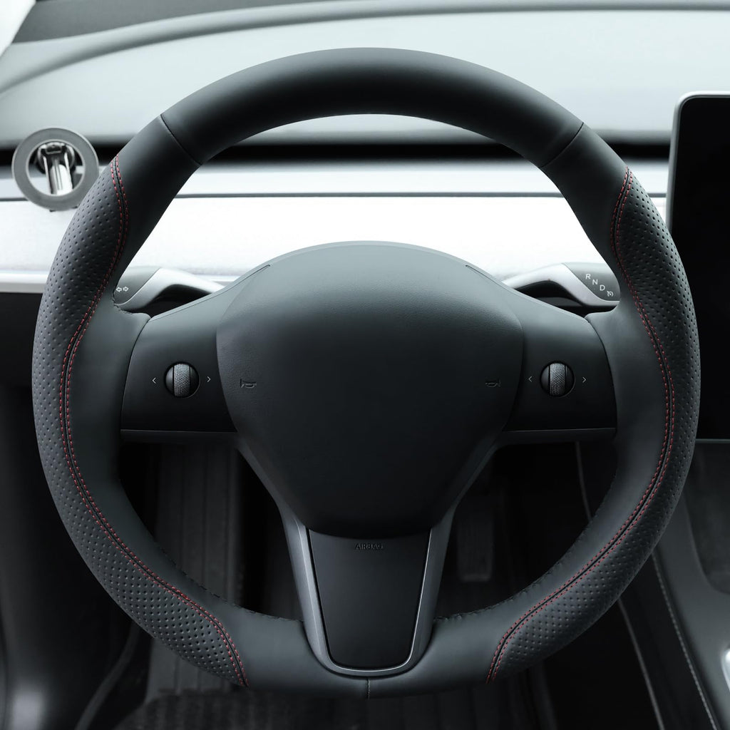 MEWANT Steering Wheel Cover for Tesla Model 3 Model Y 2020 30 Min Install
