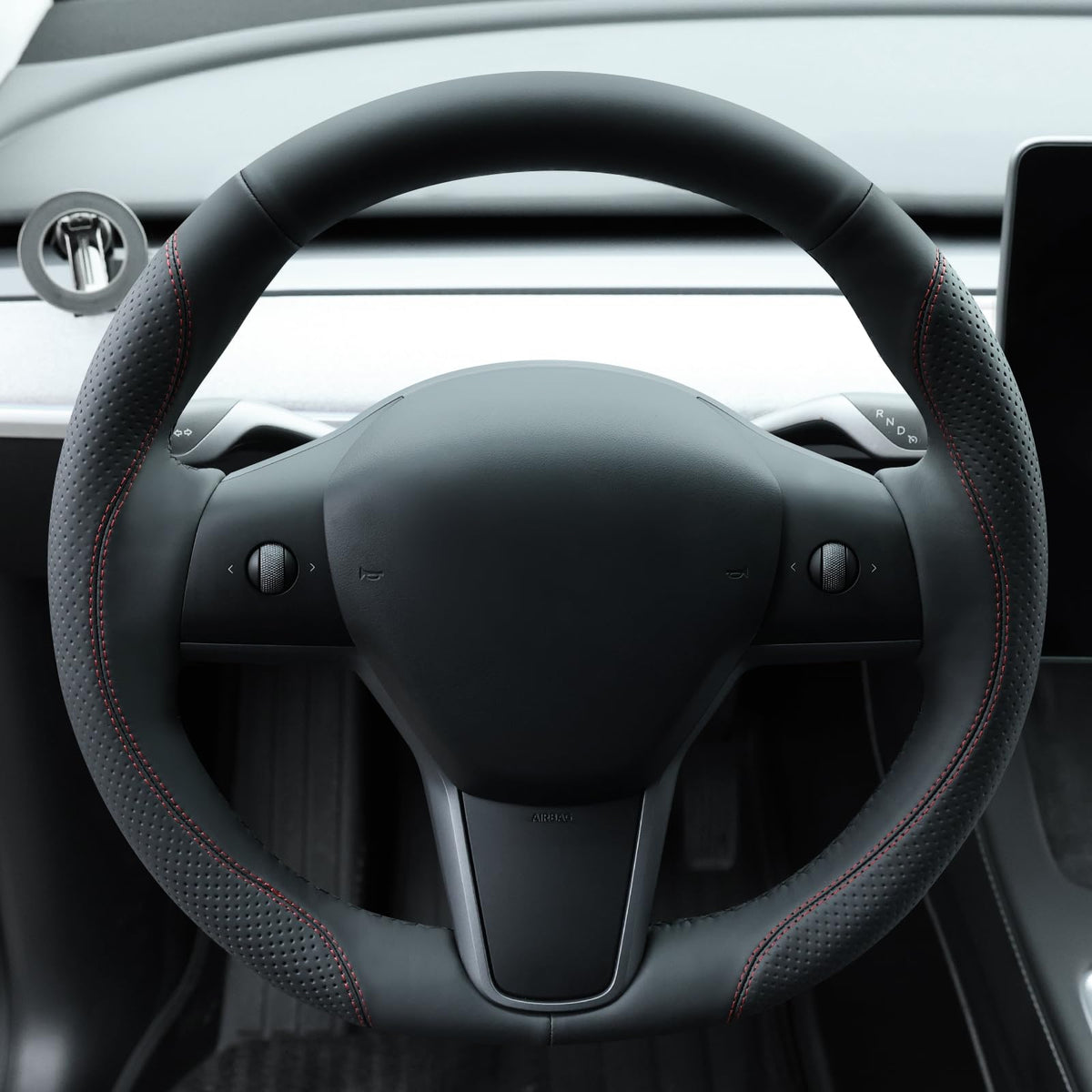 MEWANT Steering Wheel Cover for Tesla Model 3 Model Y 2020 30 Min Install
