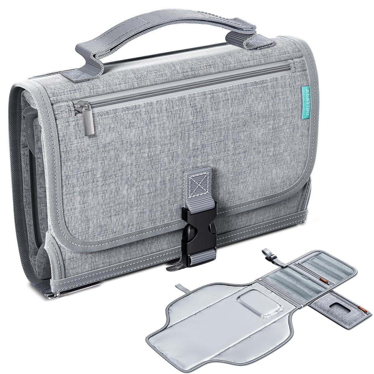 Alatino Portable Diaper Changing Pad for Baby